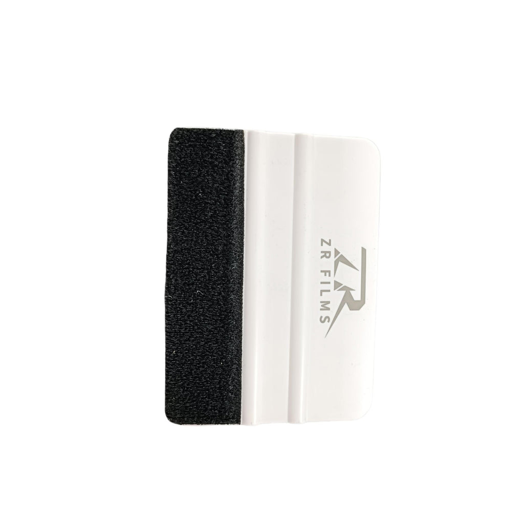 Squeegee card with felt - White image